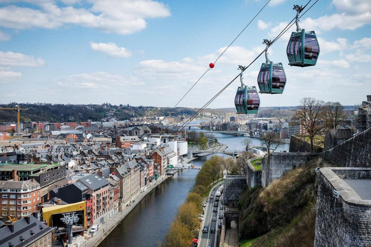 Arcadia - Peniche De Standing A Namur Avec Vue Sur La Citadelle Exteriér fotografie
